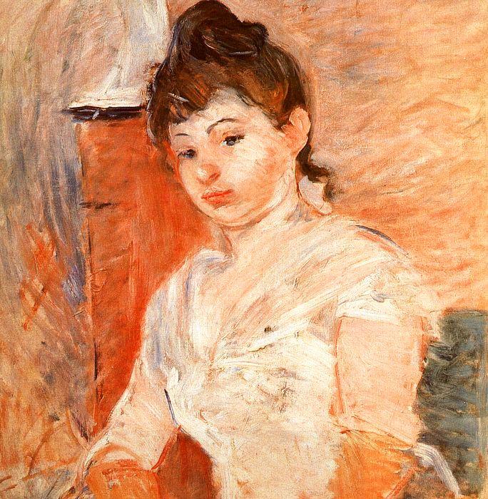 Berthe Morisot Jeune Fille en Blanc China oil painting art